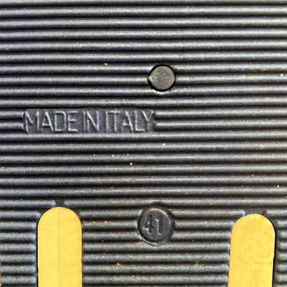 Armani Jeans Blue White Logo FlipsSize 41 (10) - Picture 4 of 5